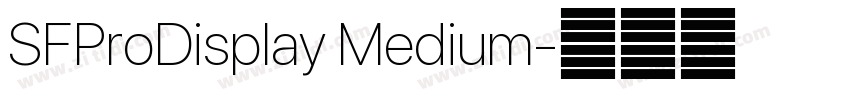 SFProDisplay Medium字体转换